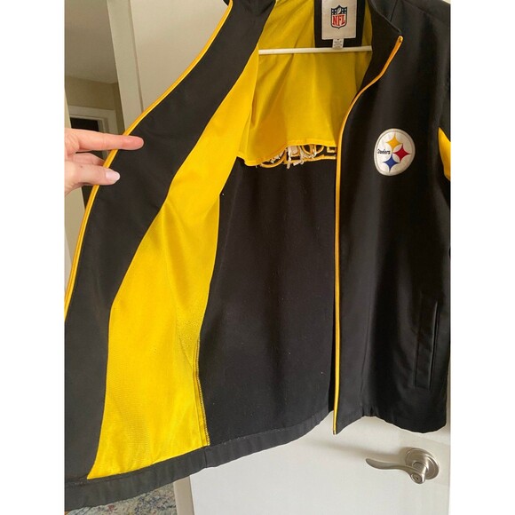 NFL Pittsburgh Steelers Football Jacket Men's Sports Coat Size Medium - Picture 6 of 12